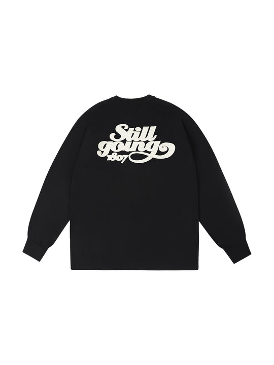 1807 Still Going Patch Logo Long Sleeve Tee | Face 3 Face