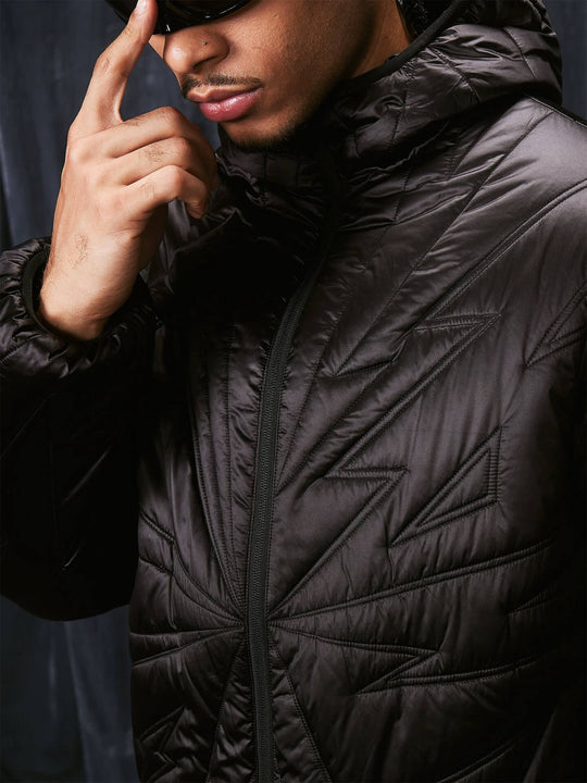 1807 Lightning Hooded Down Jacket | Face 3 Face