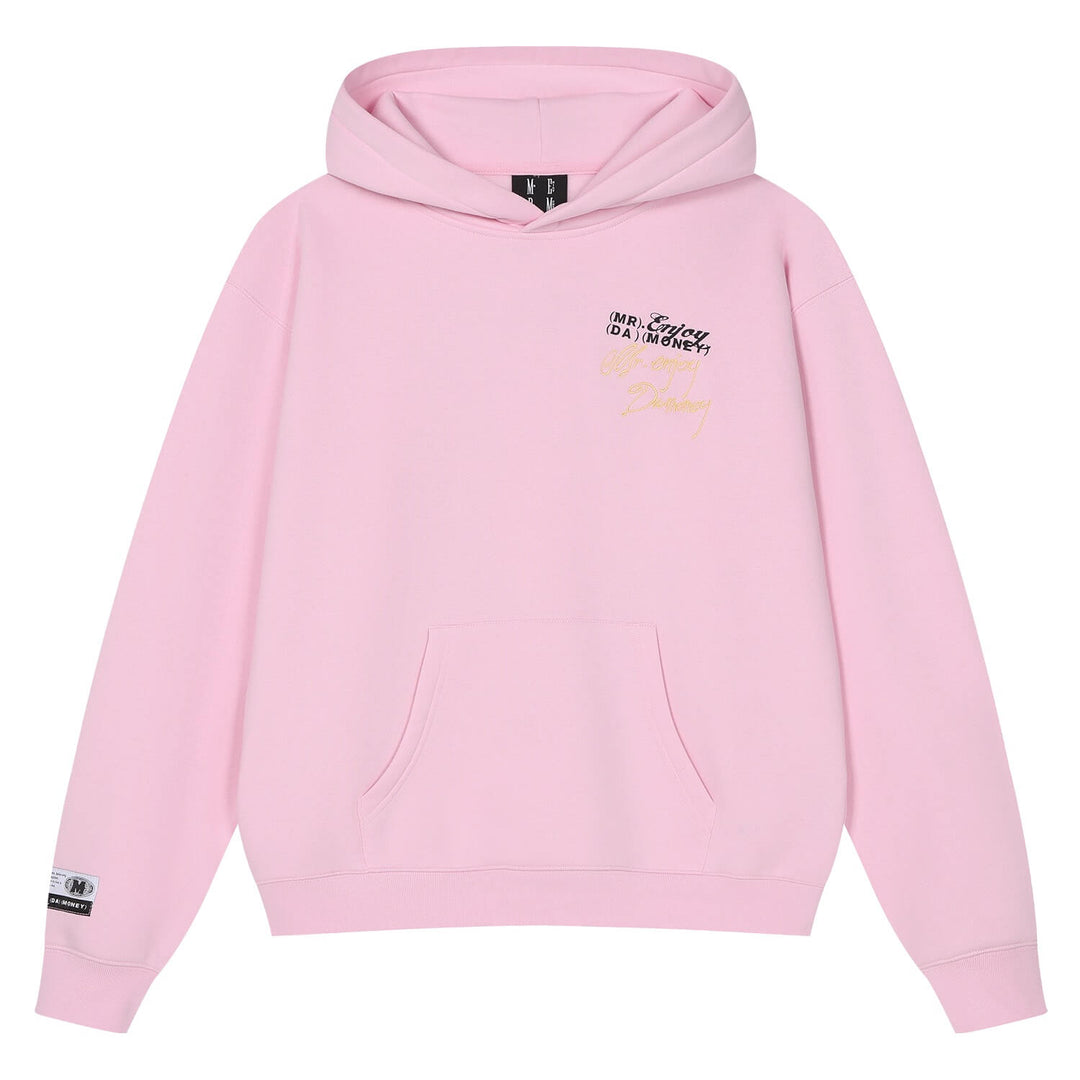 MEDM Handwritten Logo Print Hoodie | Face 3 Face