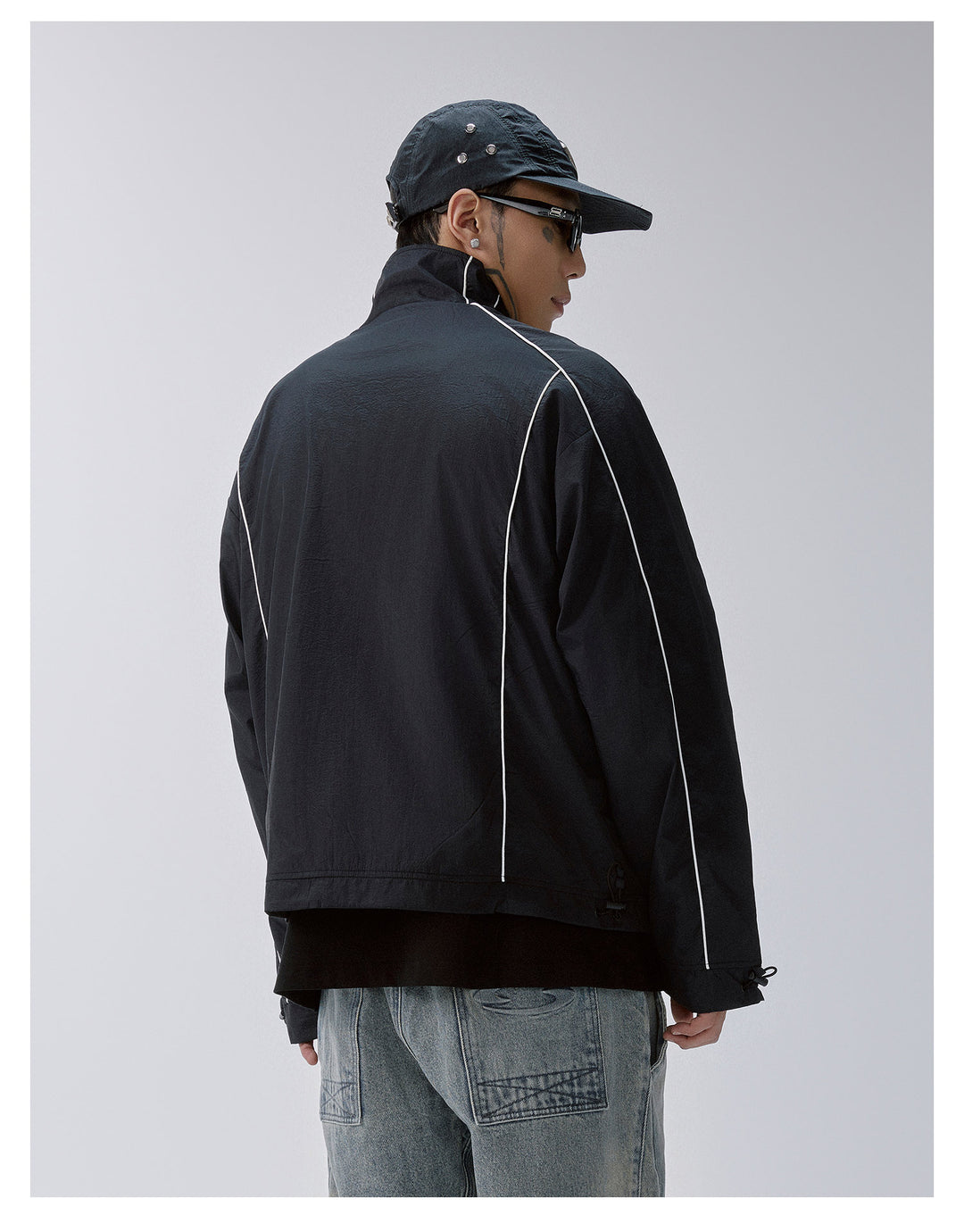 F2CE Color Block Patchwork Track Jacket | Face 3 Face