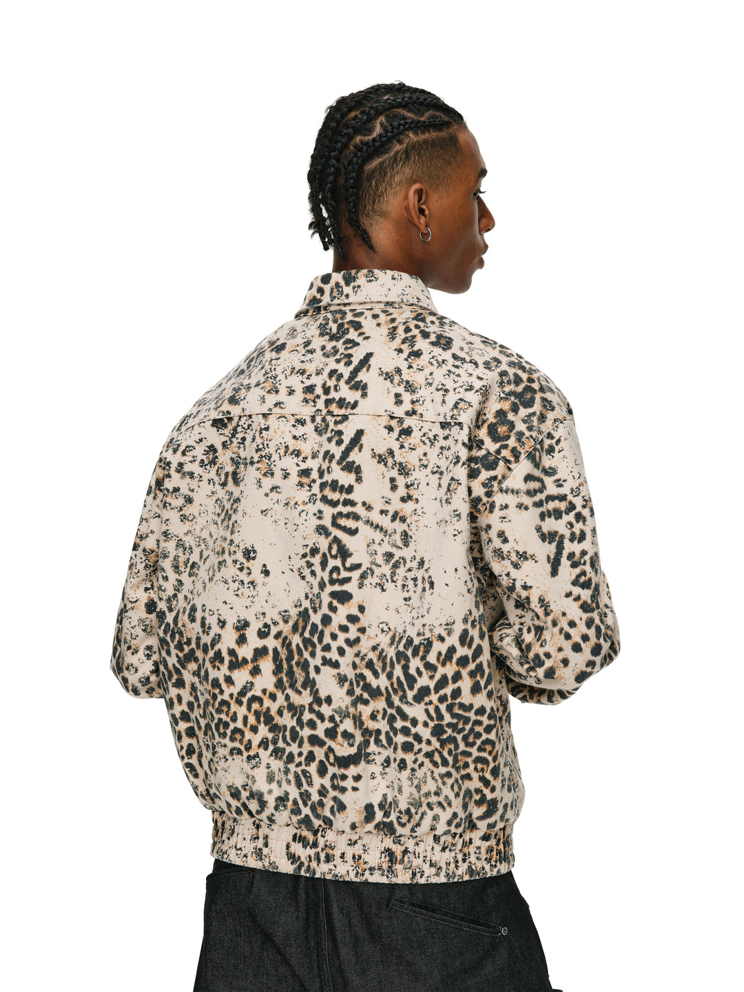 ANTIDOTE Leopard Washed Work Jacket | Face 3 Face