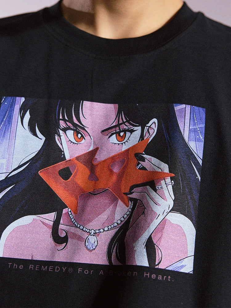 Remedy Anime Logo Print Tee | Face 3 Face