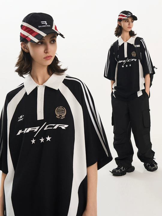 Harsh and Cruel Vintage Jersey Training Polo Shirt