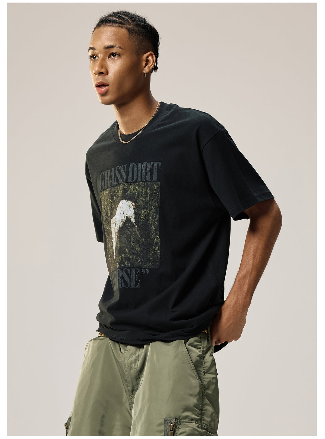 Remedy GRASS DIRT HORSE Print Tee | Face 3 Face