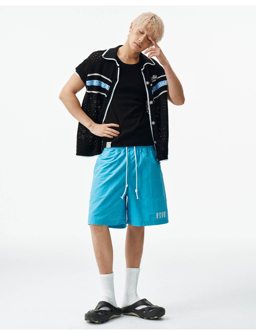 MEDM Quick Dry Embroidered Beach Shorts | Face 3 Face