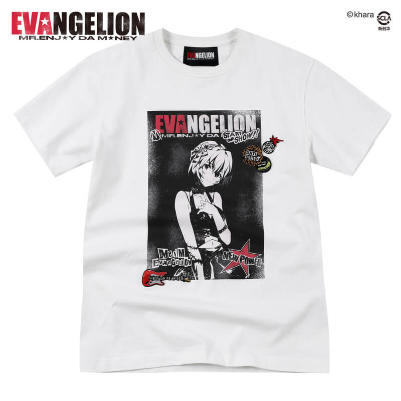 MEDM x EVA NEVER END Vintage Character Poster Print Tee | Face 3 Face