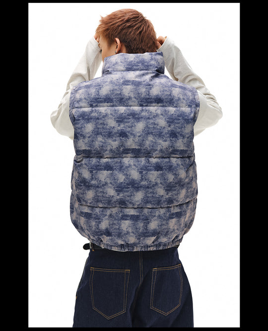 NOVACAM Digital Print Puffer Vest | Face 3 Face