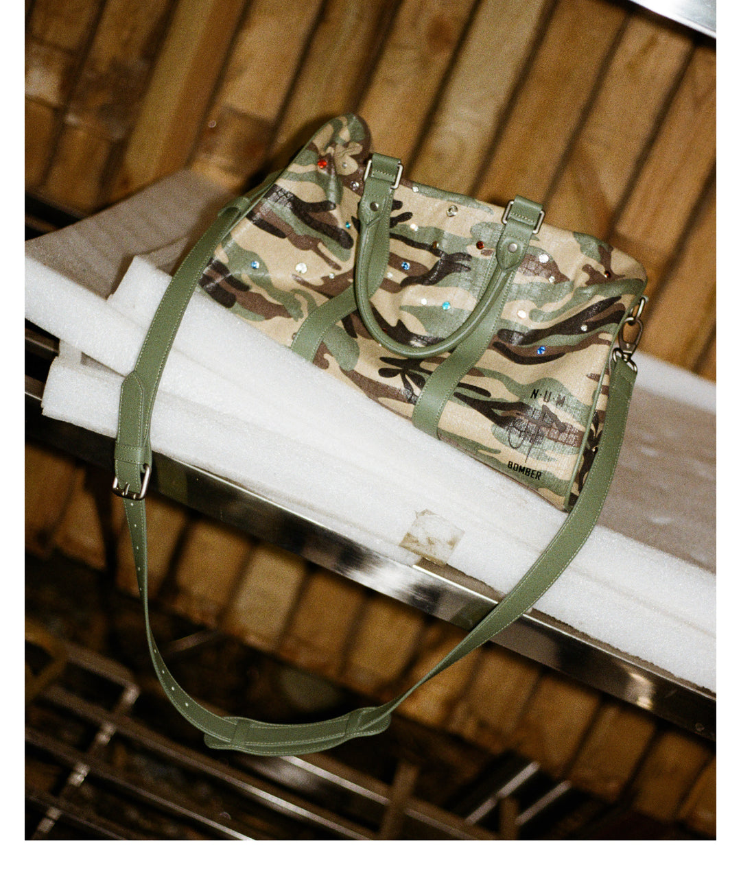 S45 Colorful Diamond Camouflage Travel Bag | Face 3 Face