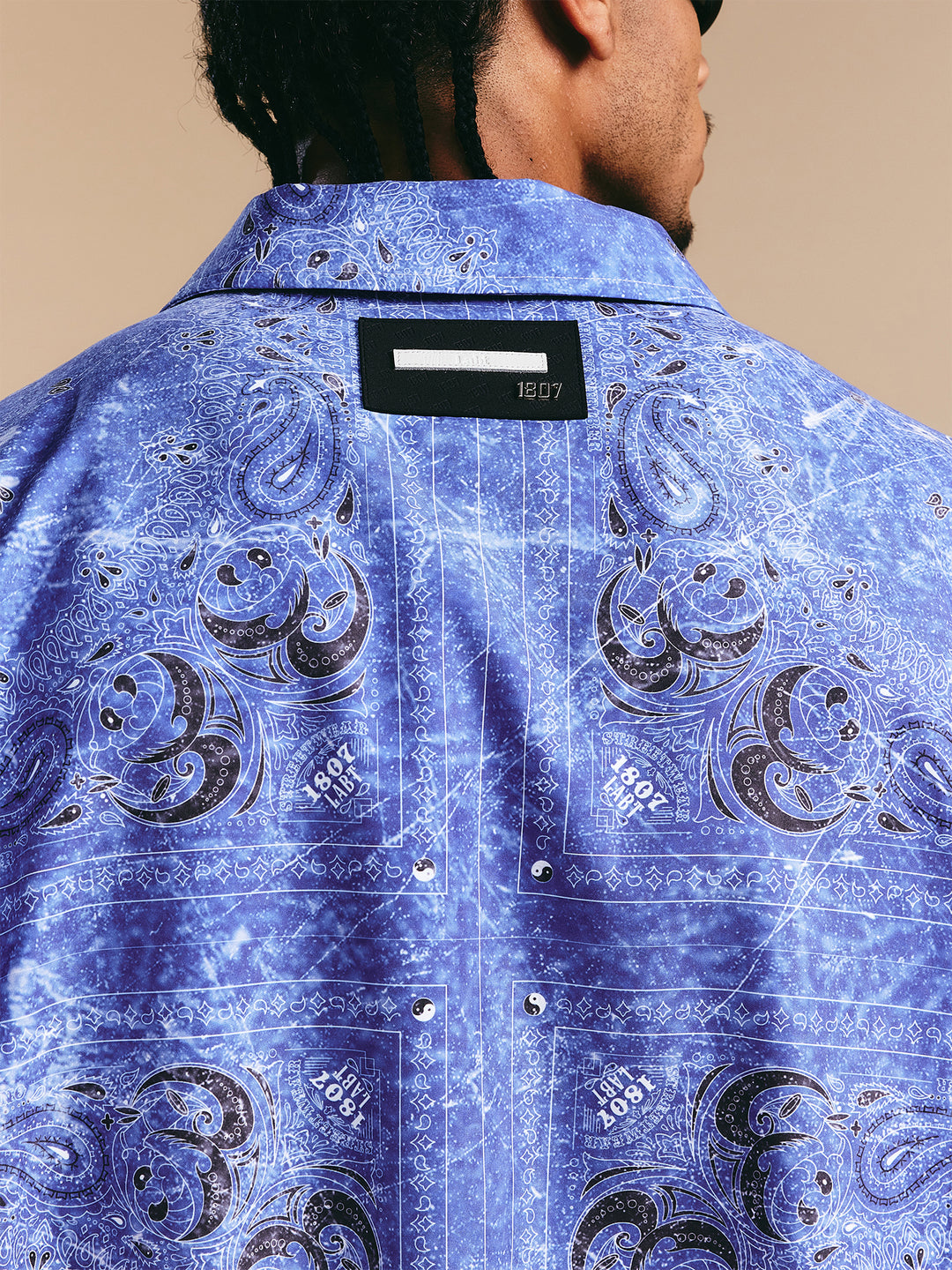 1807 × LABT Original Paisley Full Print Track Jacket | Face 3 Face
