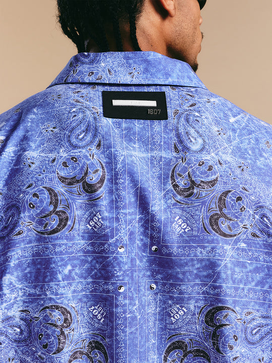 1807 × LABT Original Paisley Full Print Track Jacket | Face 3 Face