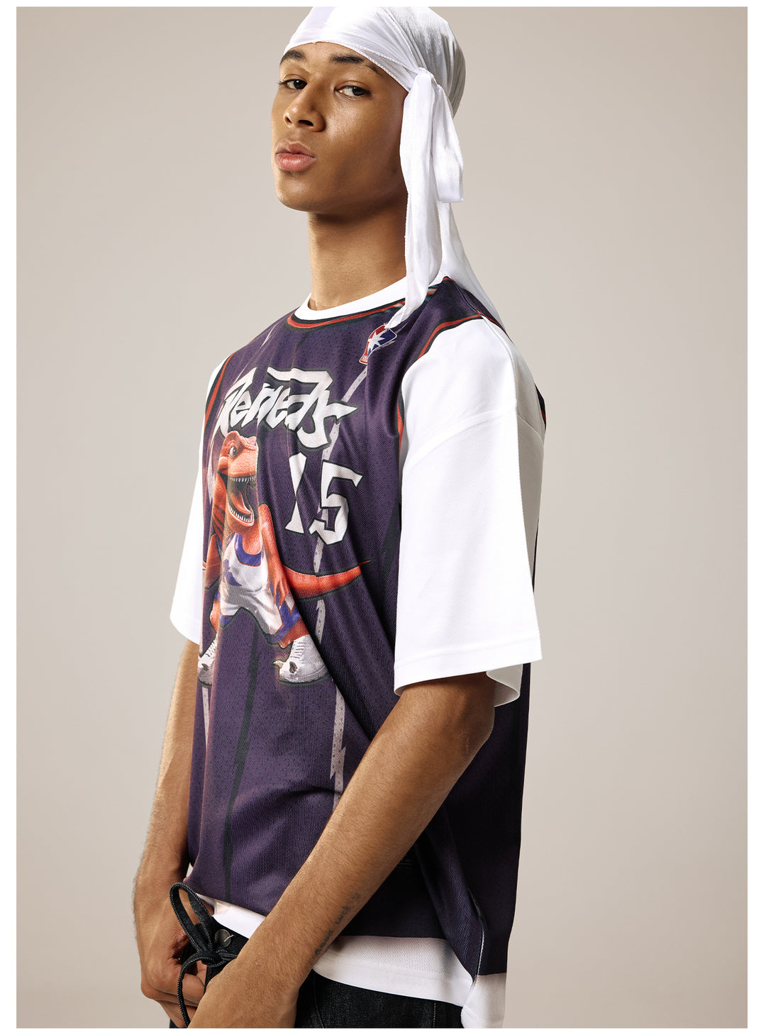 Remedy Dinosaur Jersey Digital Print Tee | Face 3 Face