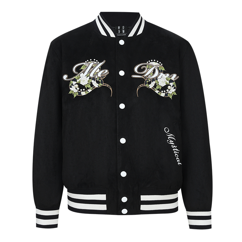 MEDM Year of the Snake Limited Edition Suede Varsity Jacket | Face 3 Face
