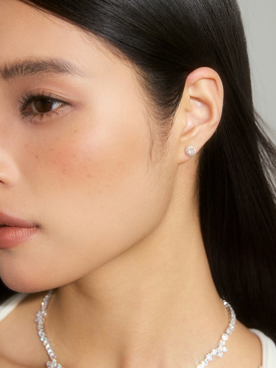 Small Town Kid Cubic Zirconia Stud Earrings | Face 3 Face