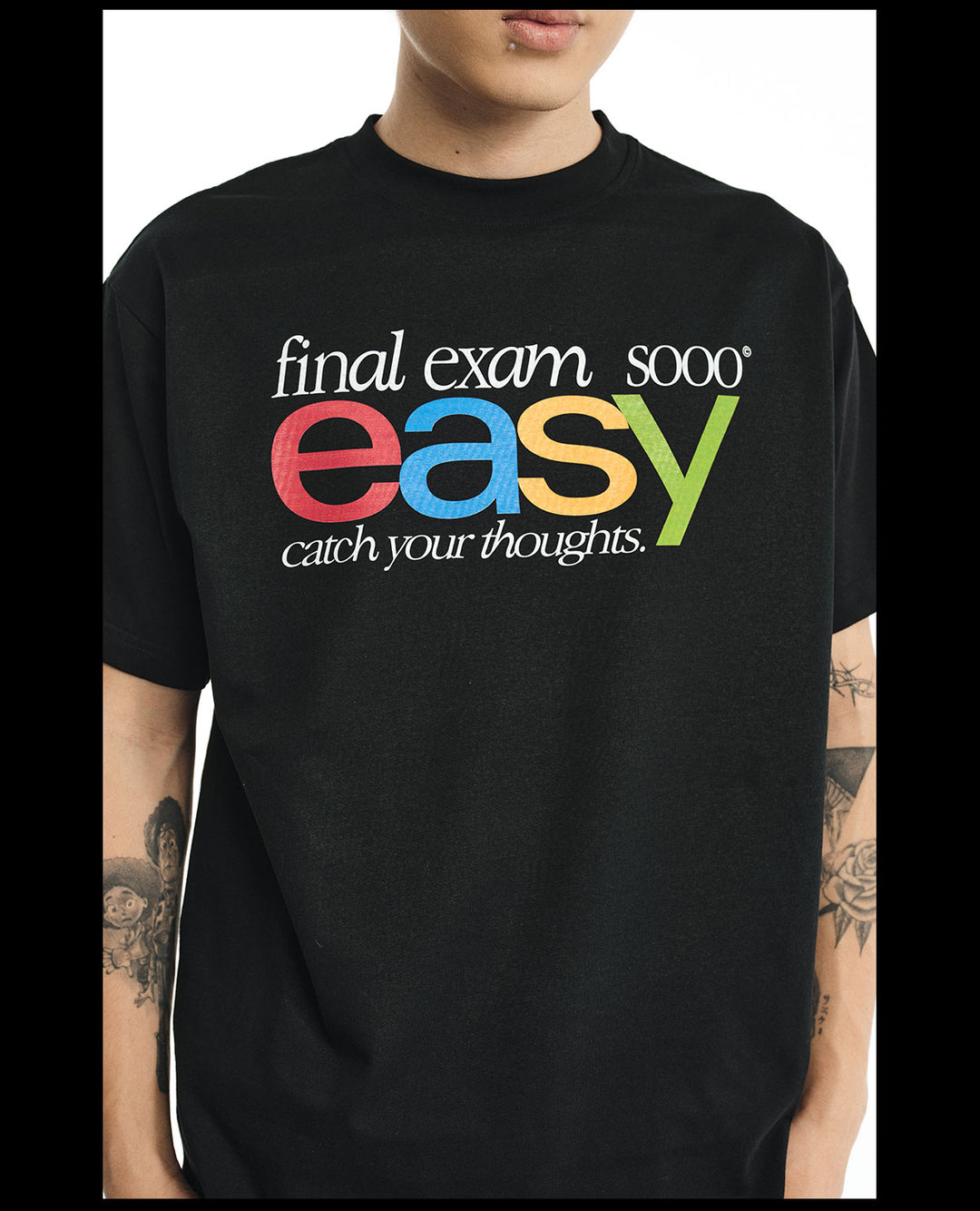 NOVACAM easy Letters Print Tee | Face 3 Face