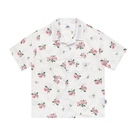 EMPTY REFERENCE Rose Floral Print Short Sleeve Shirt | Face 3 Face