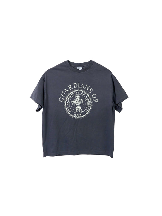 LIBERAFIT Badge Graphic Garment Dyed Vintage Tee | Face 3 Face