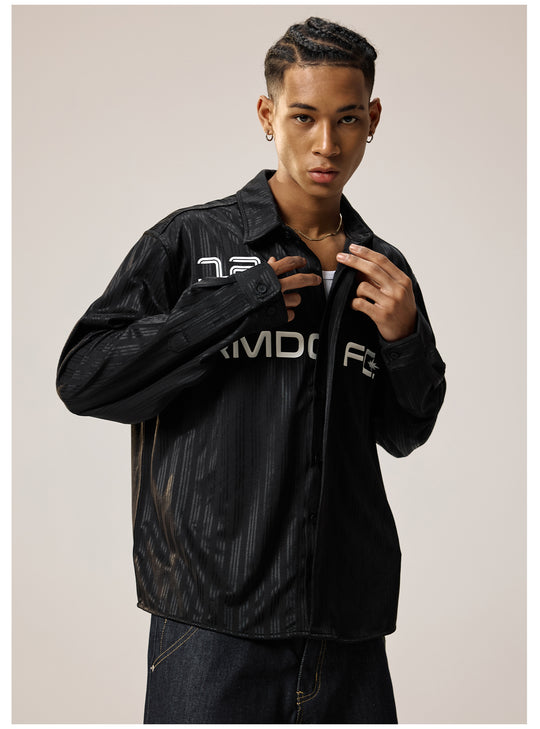 Remedy Silk Striped Long Sleeve Shirt | Face 3 Face