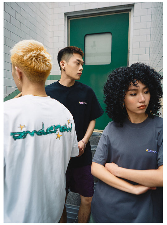 Remedy Cool Touch Cracked Star Logo Print Tee | Face 3 Face