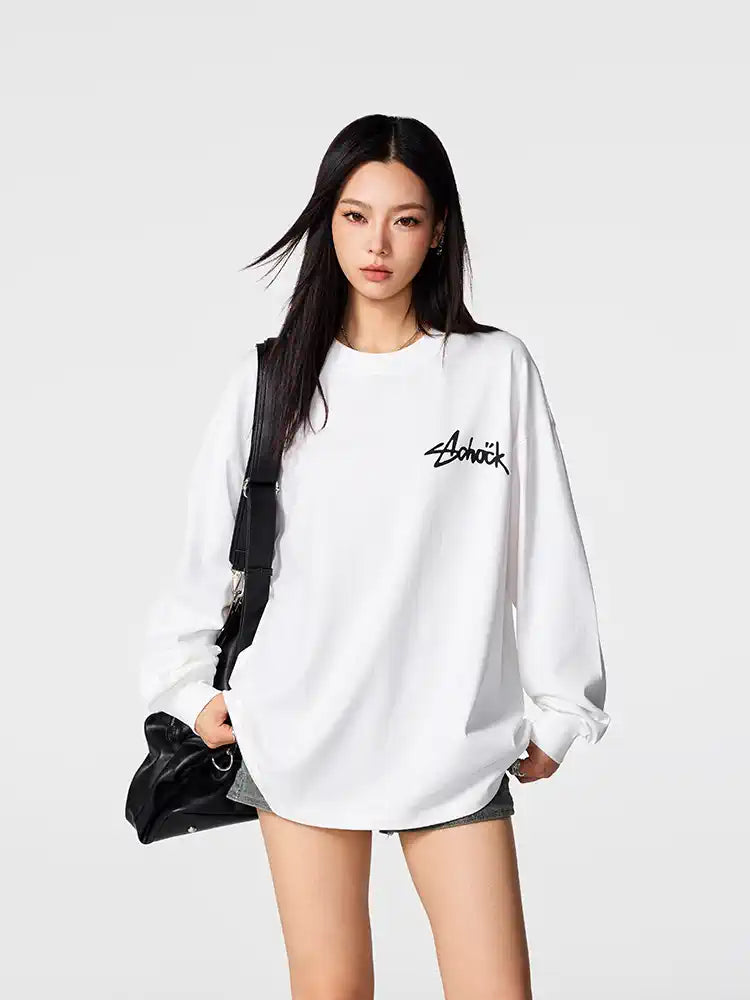 Achock Basic Logo Long Sleeve Tee | Face 3 Face