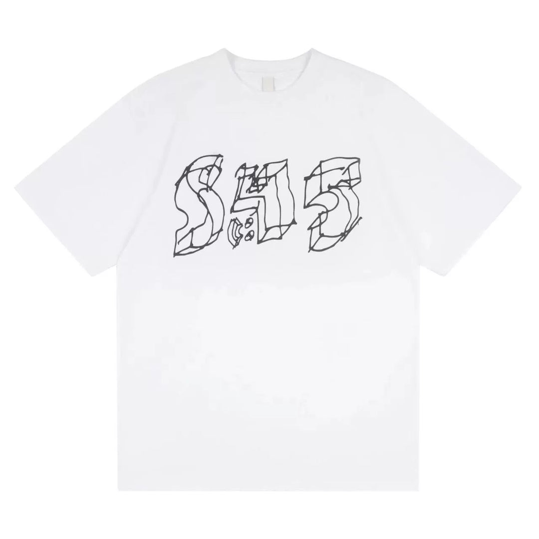 S45 Hand Painted Logo Print Tee | Face 3 Face