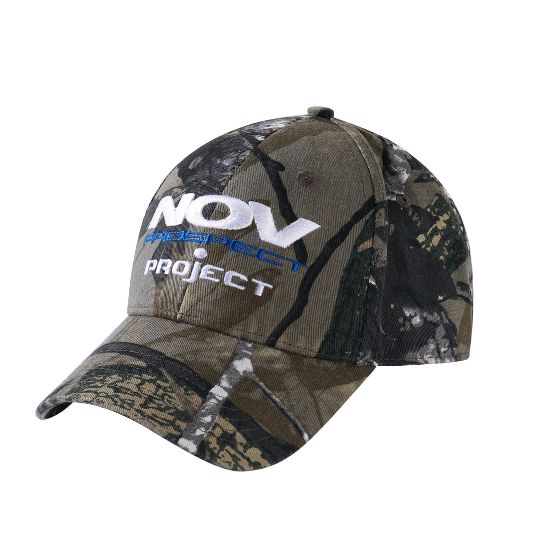 NOVACAM Tree Camo NOV Logo Embroidered Dad Hat | Face 3 Face