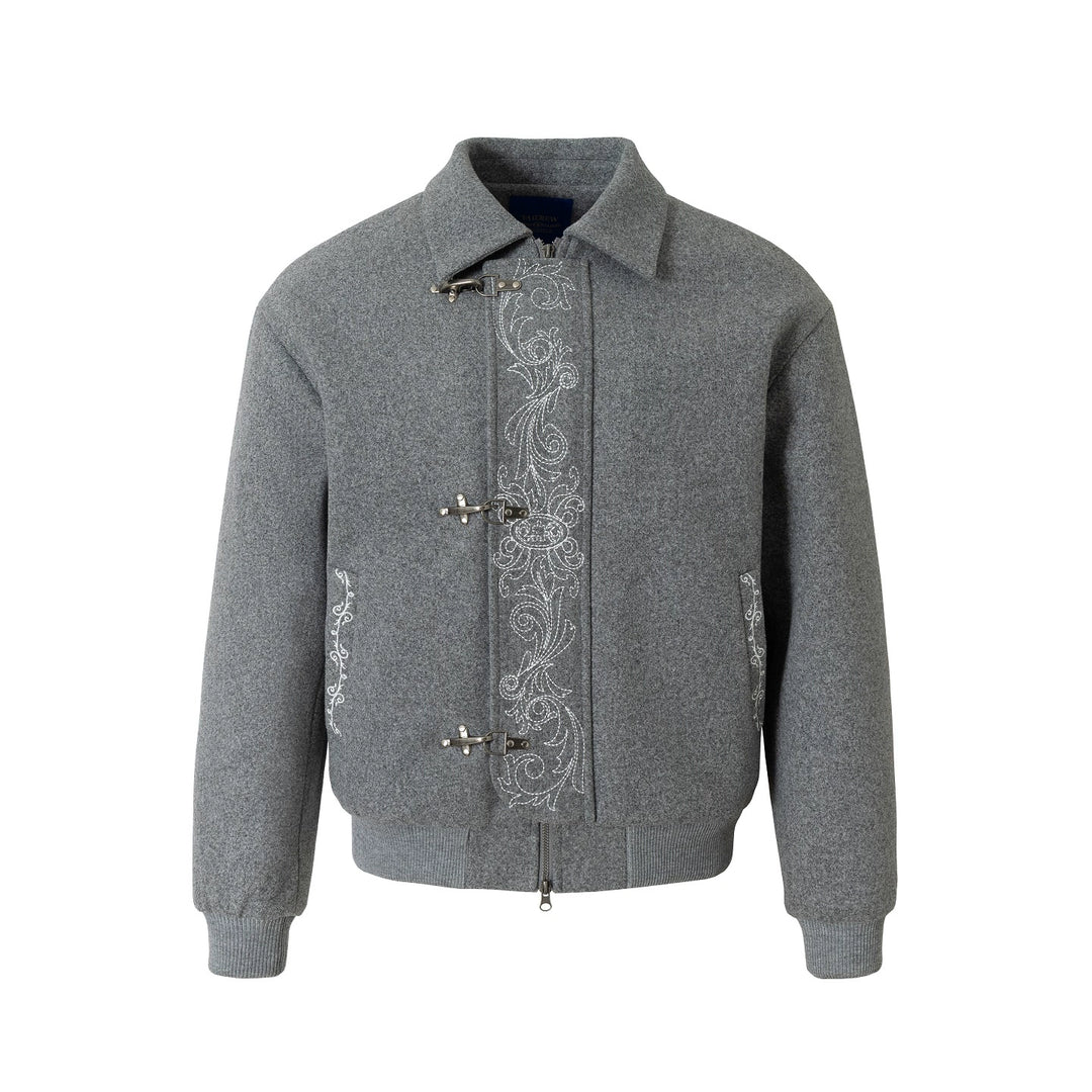 YADcrew Embroidered Quilted Jacket | Face 3 Face