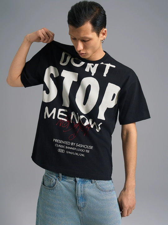 S45 Handwritten Slogan Print Tee | Face 3 Face