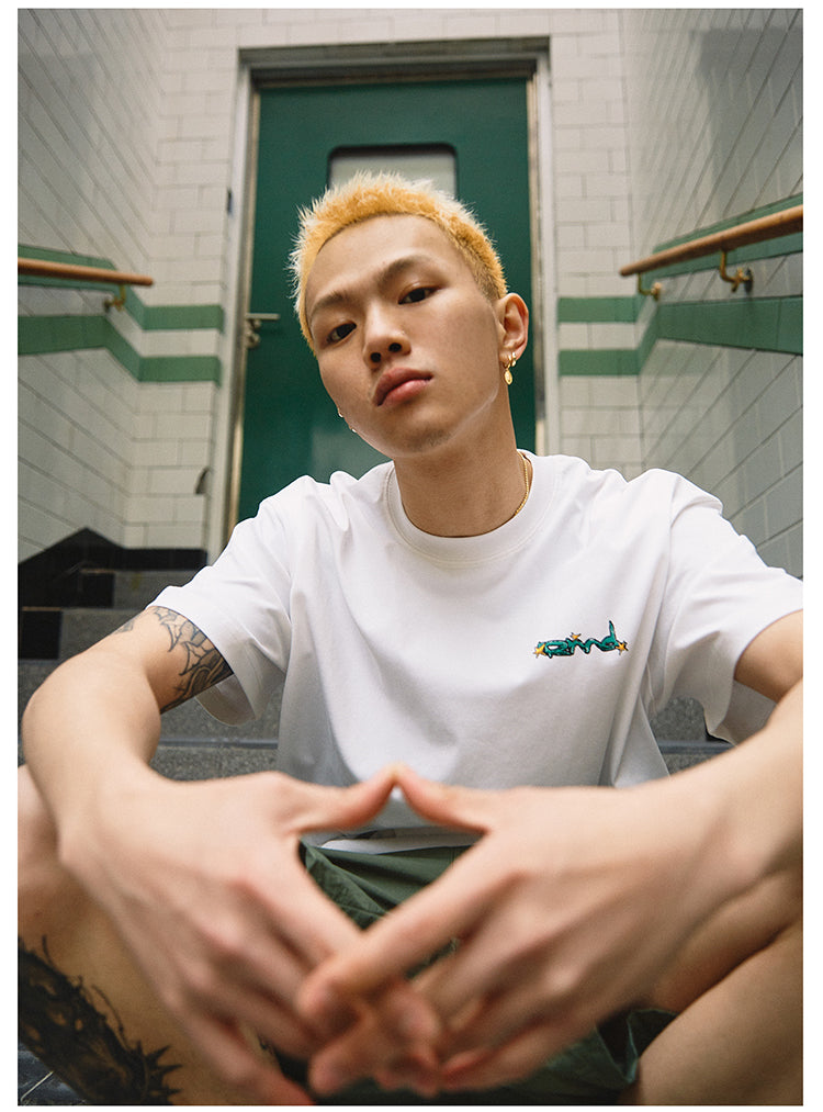 Remedy Cool Touch Cracked Star Logo Print Tee | Face 3 Face