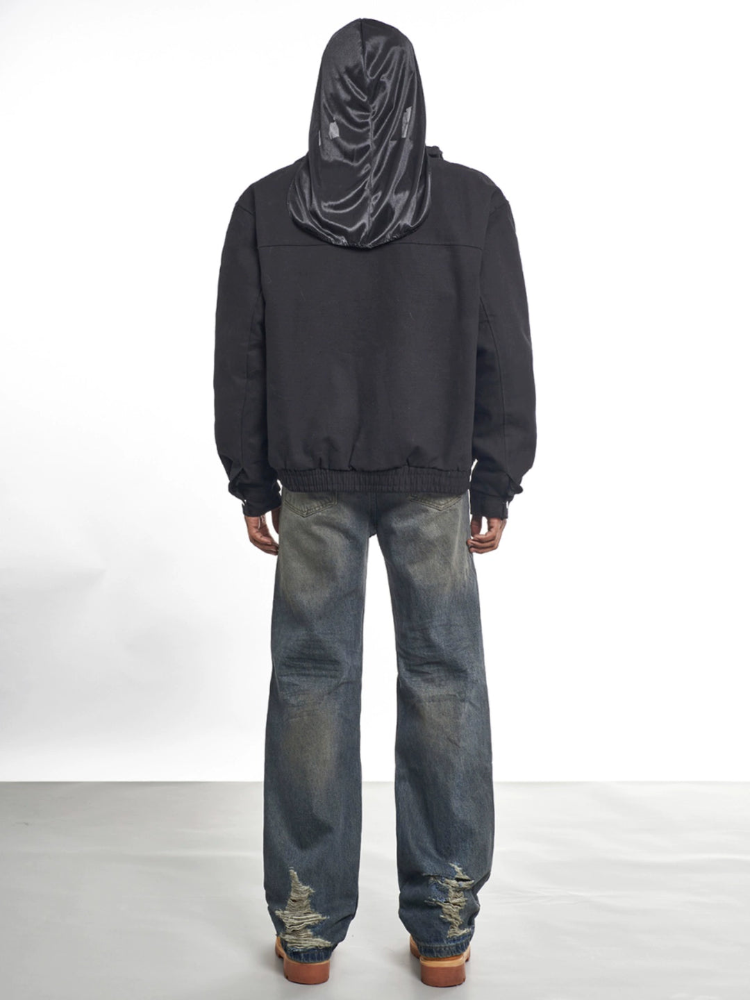 F3F Select Camouflage Patch Knee Distressed Jeans | Face 3 Face