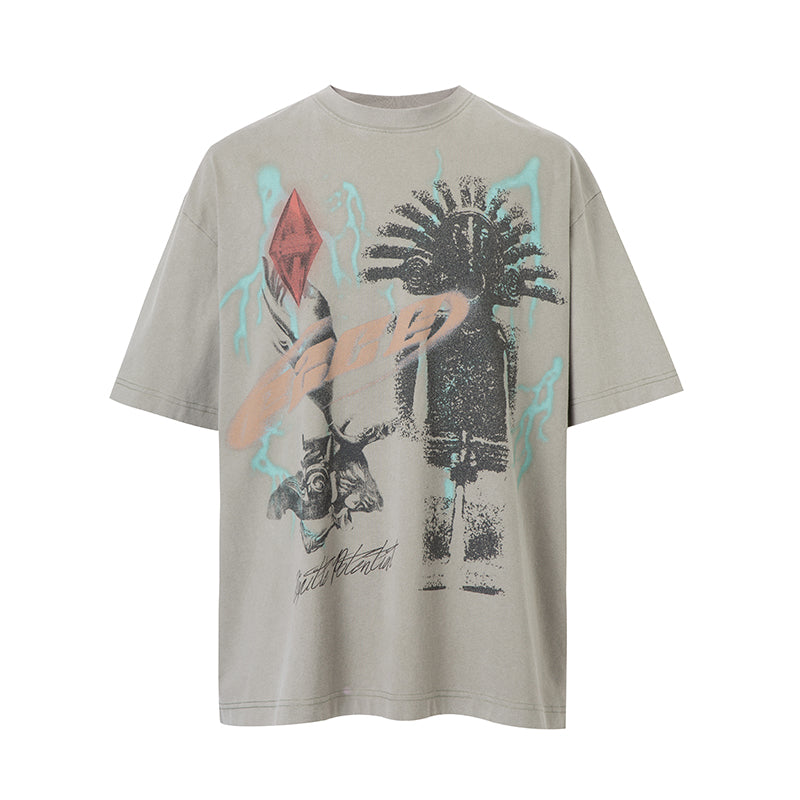 F2CE Vintage Retro Printed Tee