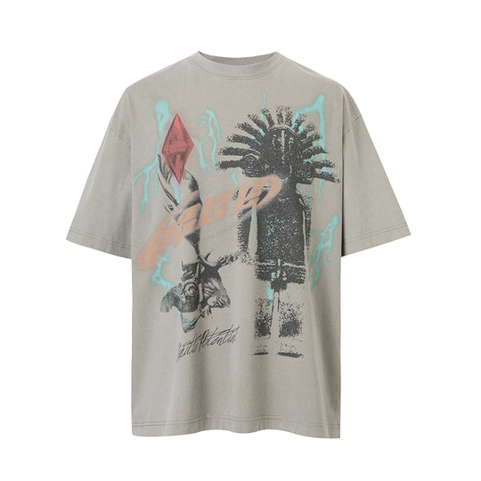 F2CE Vintage Retro Printed Tee