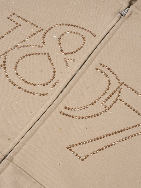 1807 Logo Studs Zip Up Hoodie | Face 3 Face