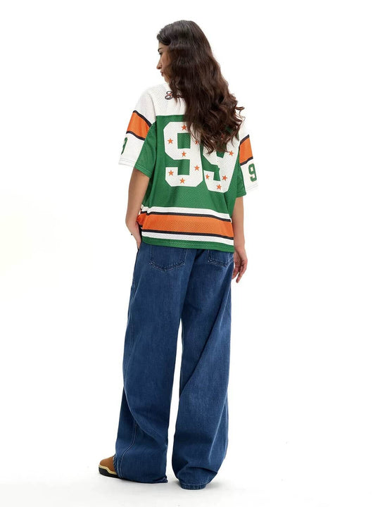 F3F Select Star 99 Numbering Color Block Mesh Short Sleeve Jersey | Face 3 Face