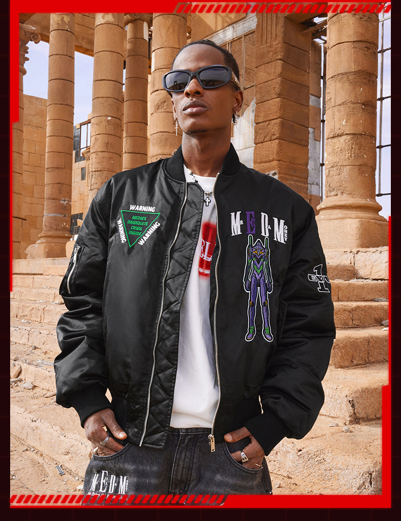 MEDM x EVA Unit-00, Unit-01, Unit-02 MA-1 Bomber Jacket | Face 3 Face