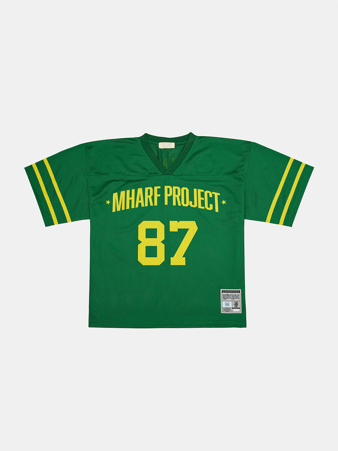 MHARF Green 87 Printed Bar Stripe Hockey Jersey | Face 3 Face