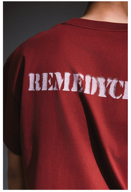 Remedy Military Stencil Print Tee | Face 3 Face
