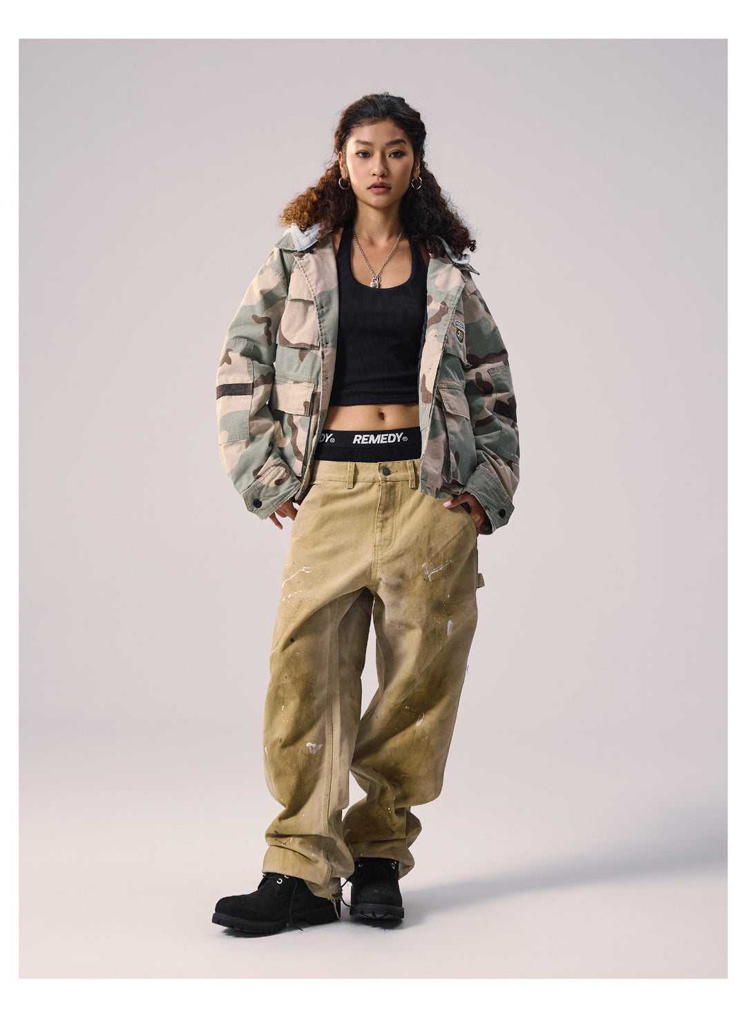 Remedy Camouflage Hooded Military BDU Jacket | Face 3 Face