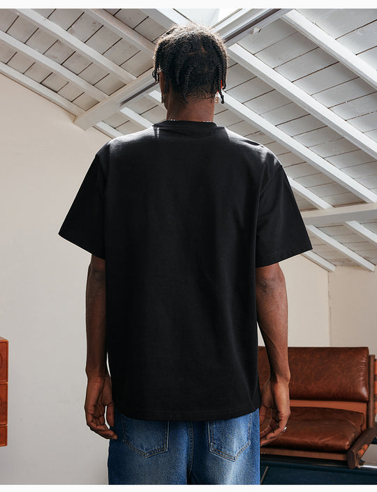 MEDM Beaded Rose Embroidery Logo Tee | Face 3 Face