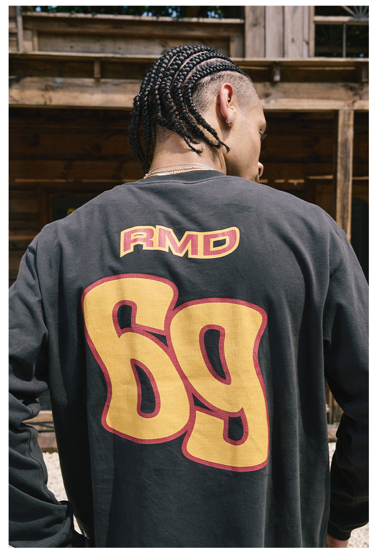 Remedy Crackle Print Long Sleeve Tee | Face 3 Face