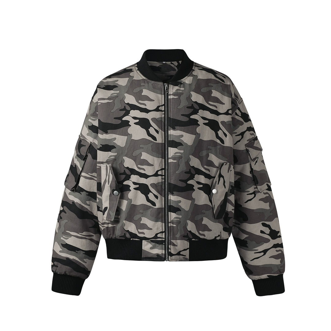 NOVACAM Camouflage MA-1 Military Jacket | Face 3 Face