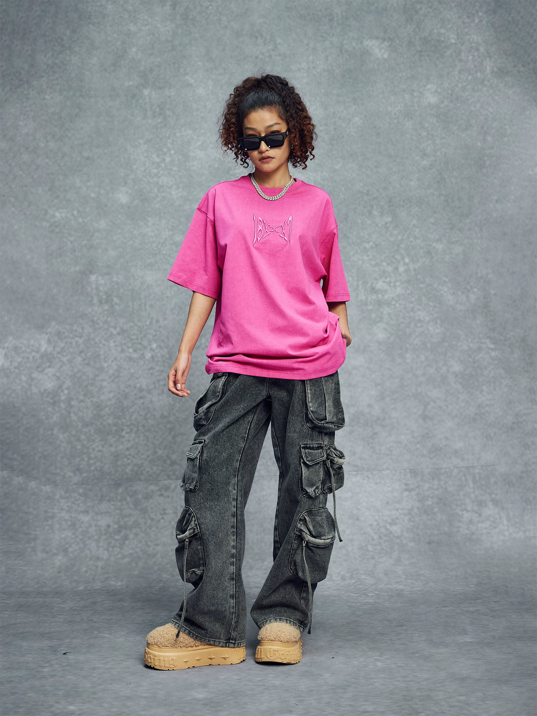 1807 18XXX7 3D Embroidered Tee | Face 3 Face