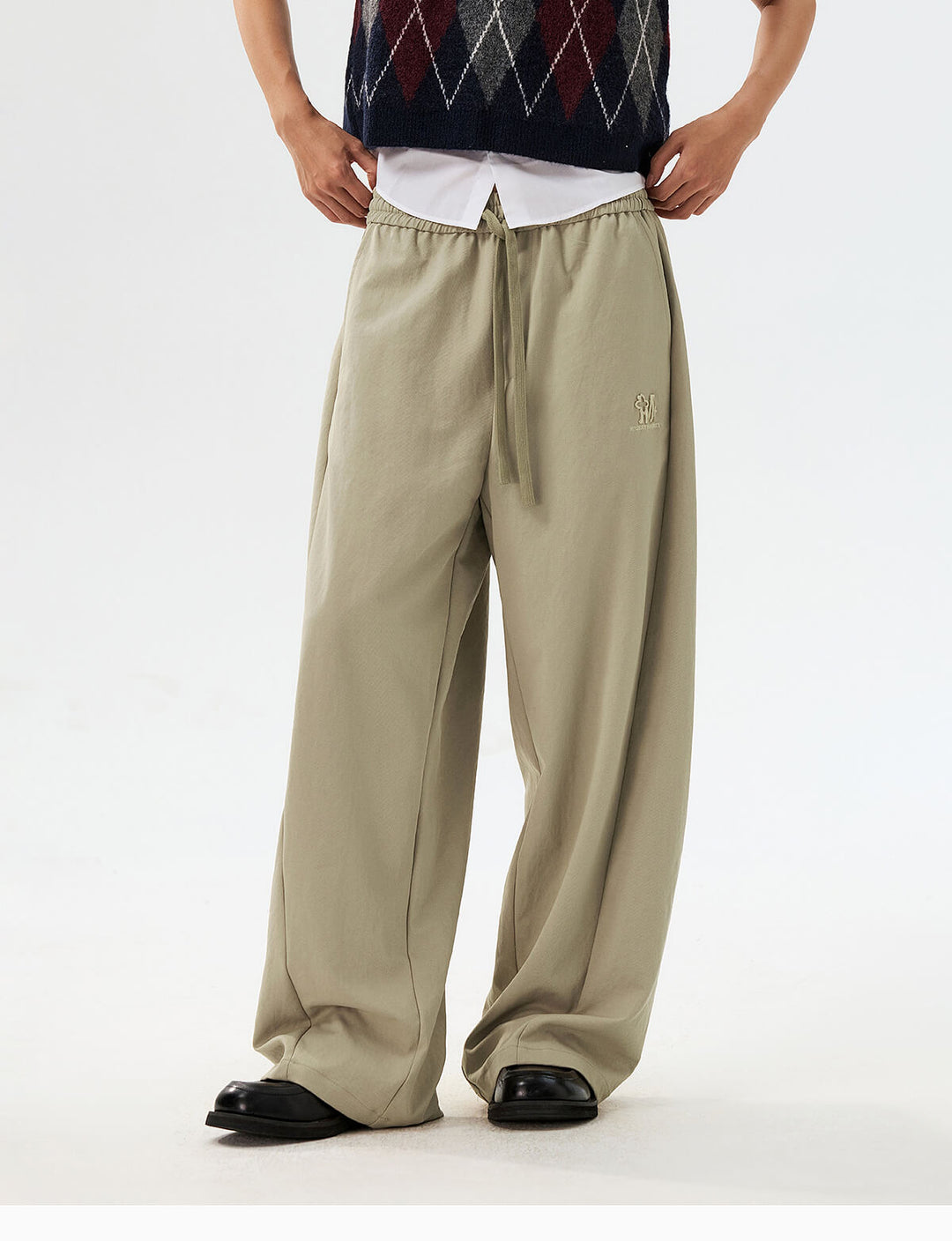 MEDM Deconstructed Patchwork Baggy Track Pants | Face 3 Face