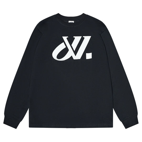 JUST VIBE Basic JV Logo Print Long Sleeve Tee | Face 3 Face