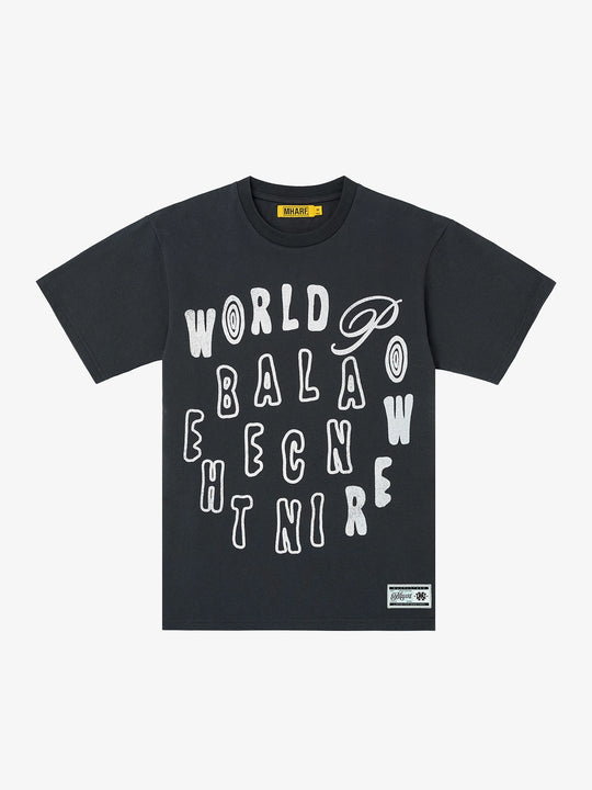 MHARF Black WPB Vintage Print Tee | Face 3 Face