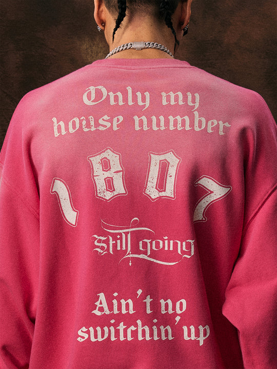 1807 Printed Gradient Vintage Sweatshirt | Face 3 Face