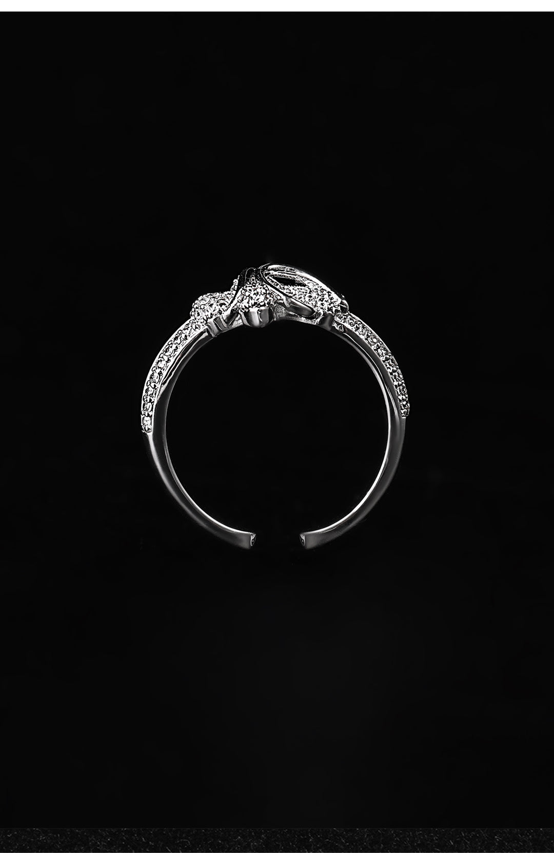 Small Town Kid Cubic Zirconia Cross Diamond Ring | Face 3 Face