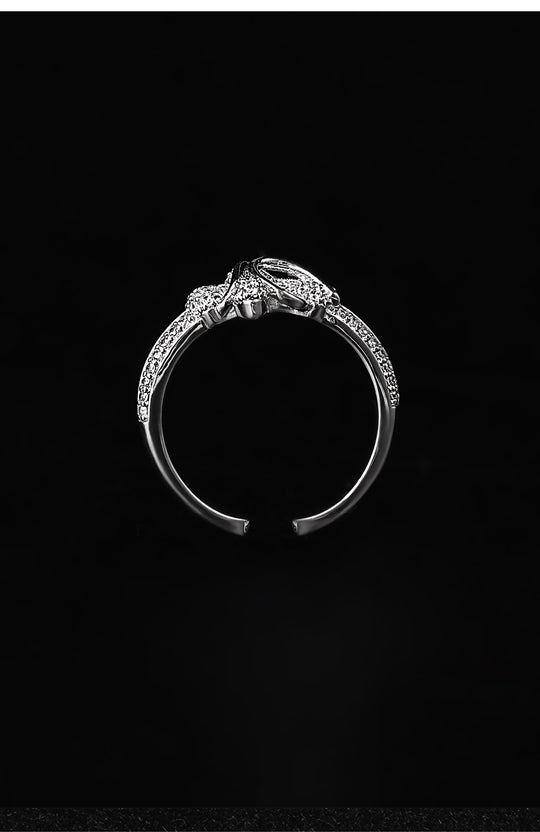 Small Town Kid Cubic Zirconia Cross Diamond Ring | Face 3 Face