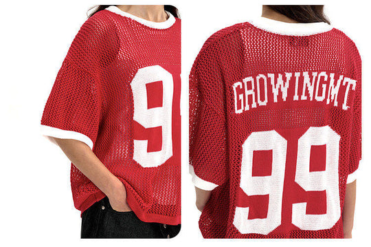 F3F Select 99 Numbering Mesh Knit Short Sleeve Jersey | Face 3 Face