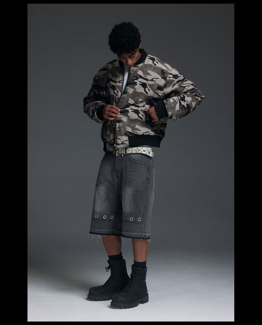NOVACAM Camouflage MA-1 Military Jacket | Face 3 Face