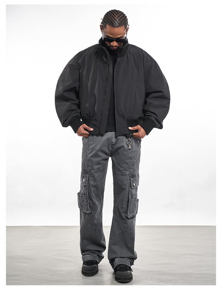 F3F Select Stand Up Collar Bomber Jacket | Face 3 Face